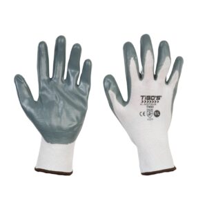 TIGO’S TN-90 NITRILE COATED HAND GLOVES – CUT 1 – 12 PAIRS PACKING