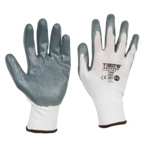 TIGO'S TN-80 NITRILE COATED HAND GLOVES - CUT 1 - 12 PAIRS PACKING